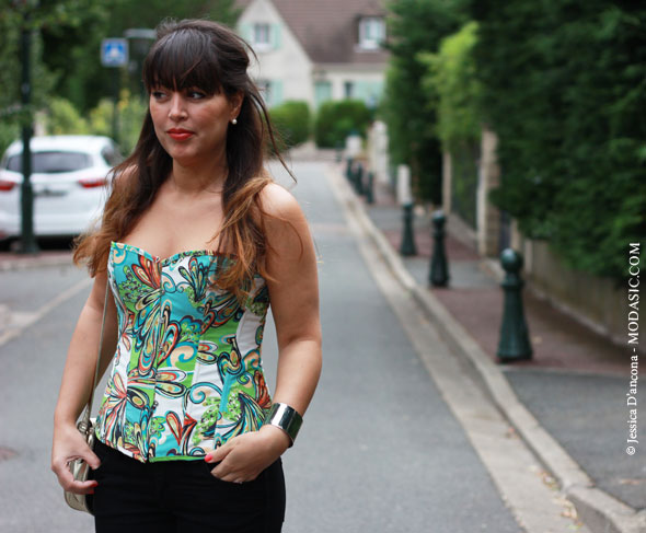 Corset psychédélique - Modasic